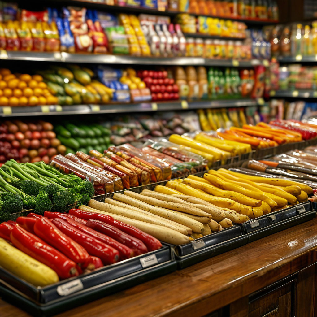 Пенал с лакировкой для продуктового магазина Пенал с лакировкой для продуктового магазина
