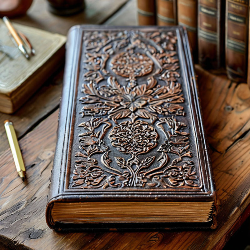 Пенал с тиснением для книги Пенал с тиснением для книги
